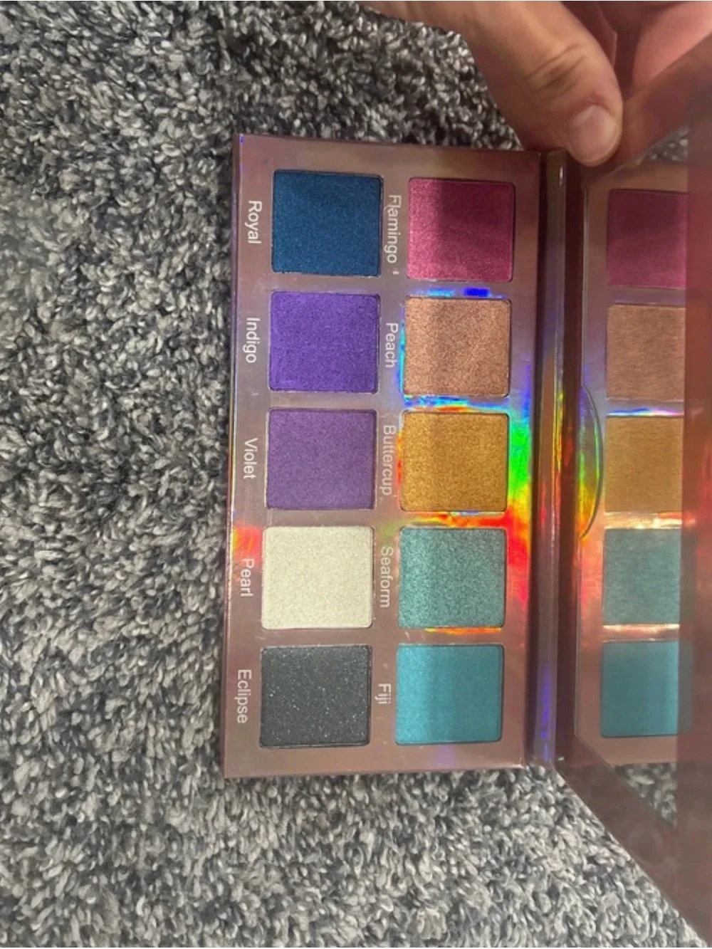 Holographic 10 Color Eyeshadow Palette